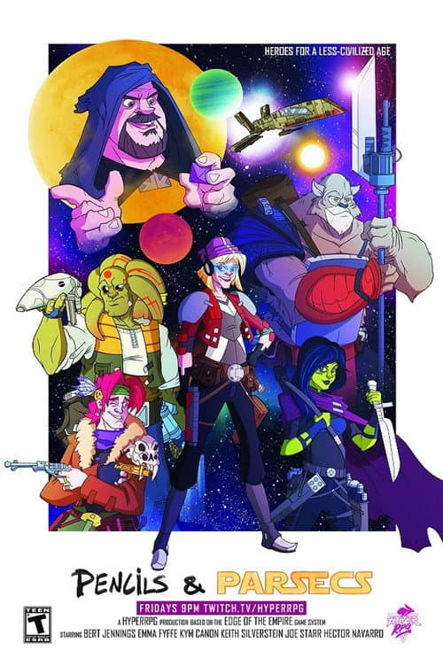 Постер: Pencils and Parsecs