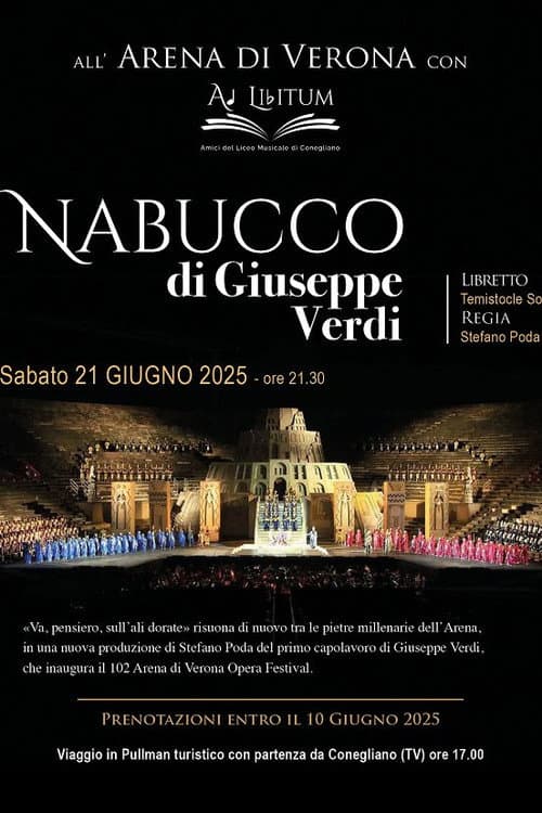 Постер: Giuseppe Verdi: Nabucco - Arena di Verona 2025