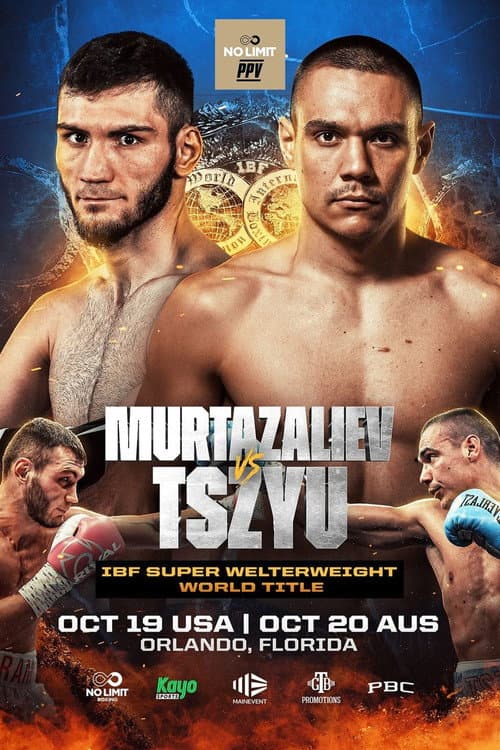 Постер: Bakhram Murtazaliev vs. Tim Tszyu