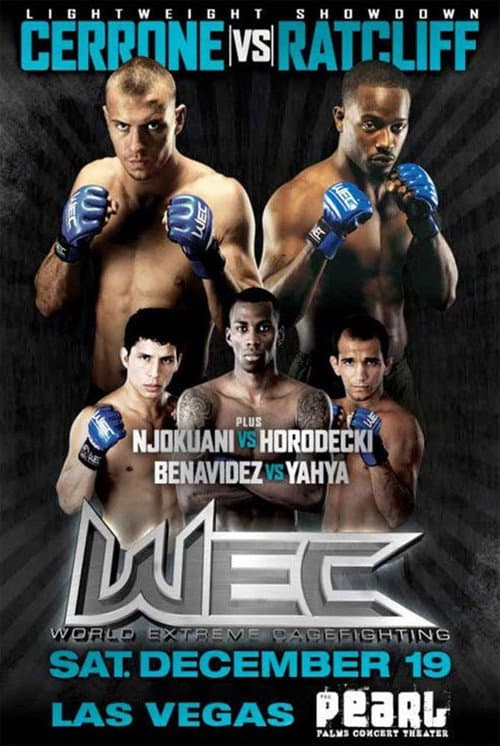 Постер: WEC 45: Cerrone vs. Ratcliff