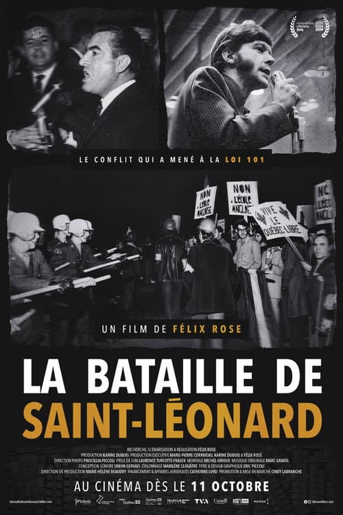 Постер: La bataille de Saint-Léonard