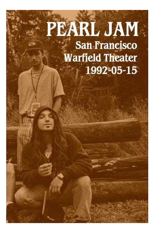 Постер: Pearl Jam: Warfield Theater, San Francisco 1992