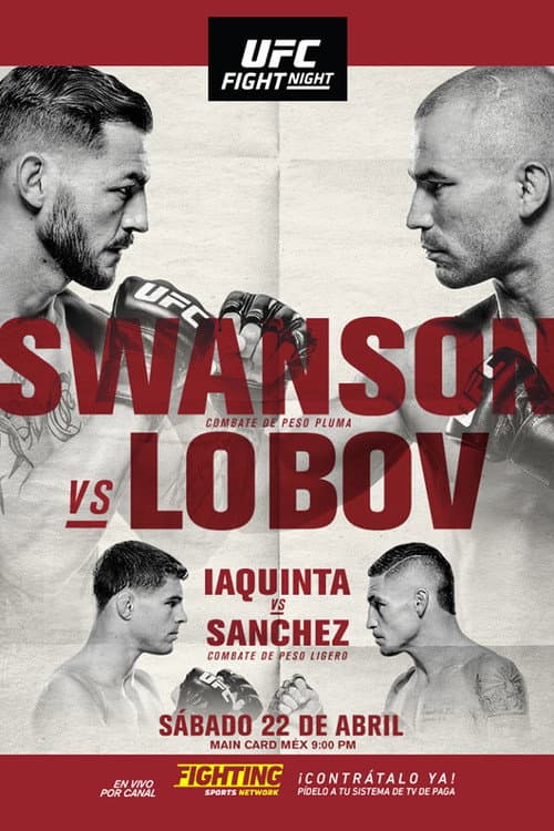 Постер: UFC Fight Night 108: Swanson vs. Lobov