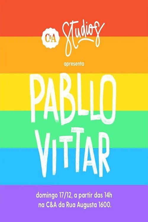 Постер: Pabllo Vittar Pocket Show C&A ao vivo na Rua Augusta