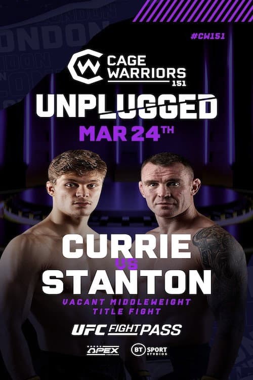 Постер: Cage Warriors 151: Unplugged