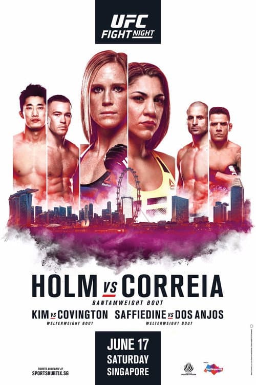 Постер: UFC Fight Night 111: Holm vs. Correia