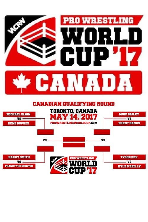 Постер: WCPW Pro Wrestling World Cup 2017 • Canadian Qualifier