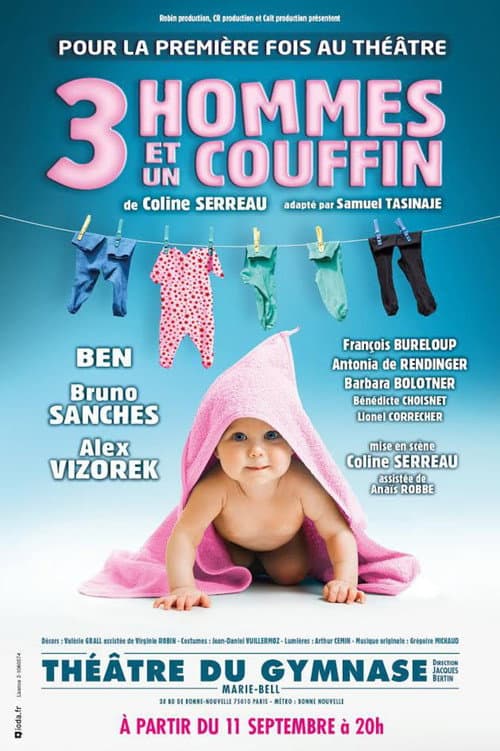 Постер: 3 hommes et un couffin
