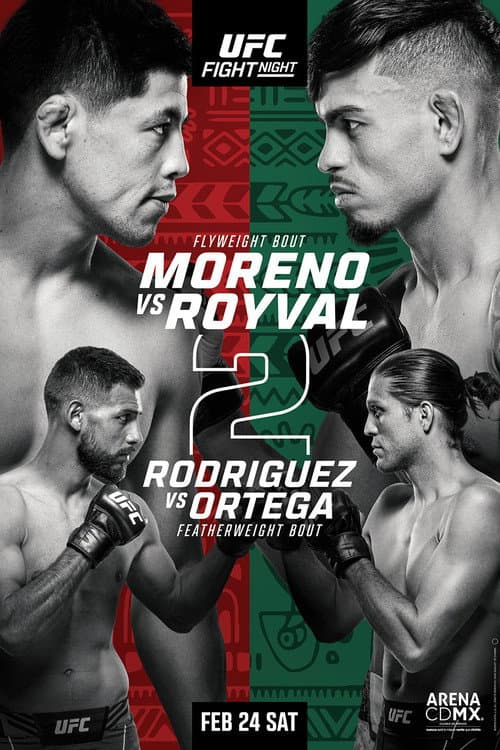 Постер: UFC Fight Night 237: Moreno vs. Royval 2