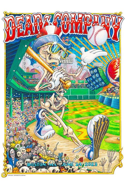 Постер: Dead & Company: 2023-06-24 Fenway Park, Boston, MA, USA