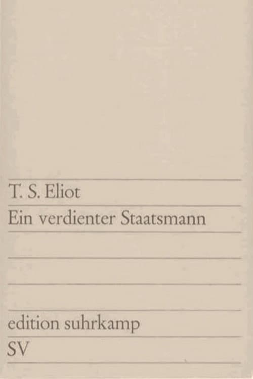 Постер: Ein verdienter Staatsmann