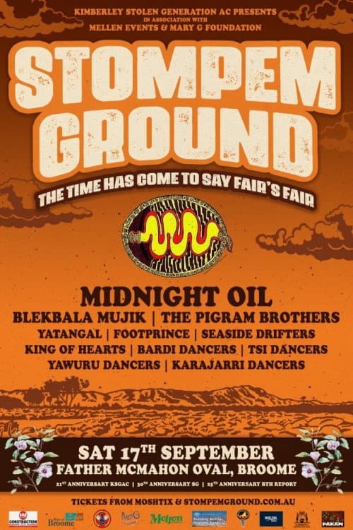 Постер: Stompem Ground 2022 - Midnight Oil