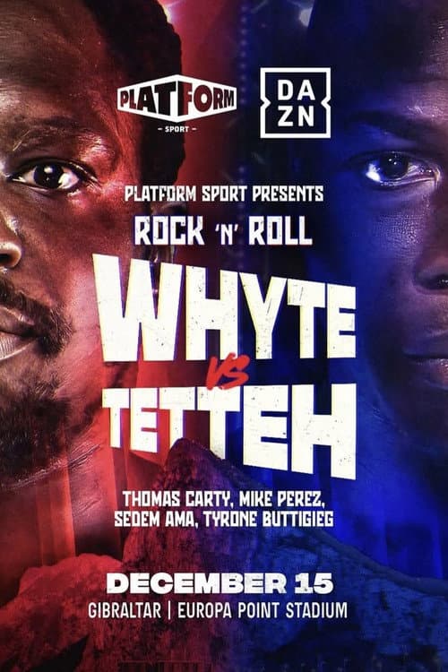 Постер: Dillian Whyte vs. Ebenezer Tetteh