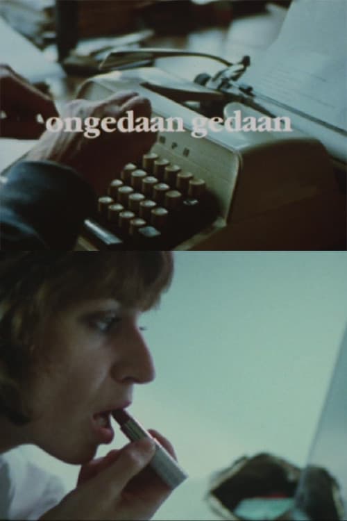Постер: Ongedaan gedaan