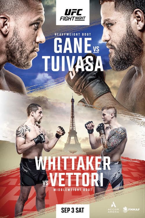 Постер: UFC Fight Night 209: Gane vs. Tuivasa