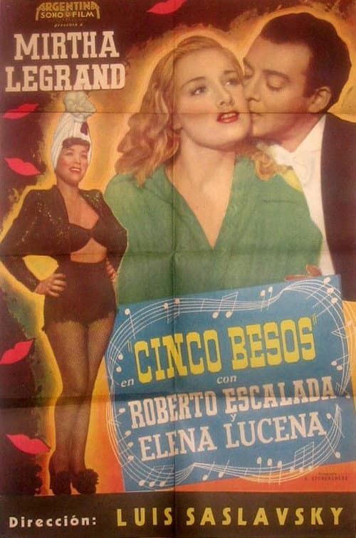 Постер: Cinco besos