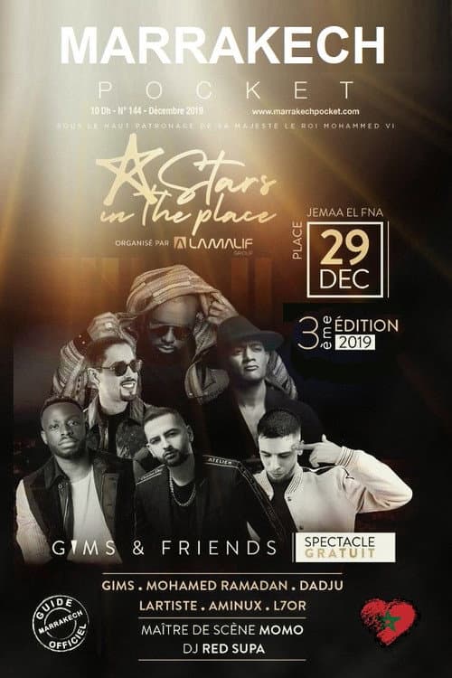 Постер: Gims & Cie - Le grand concert de Marrakech 2019