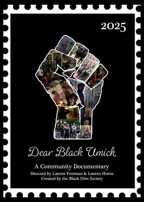 Постер: Dear Black Umich,