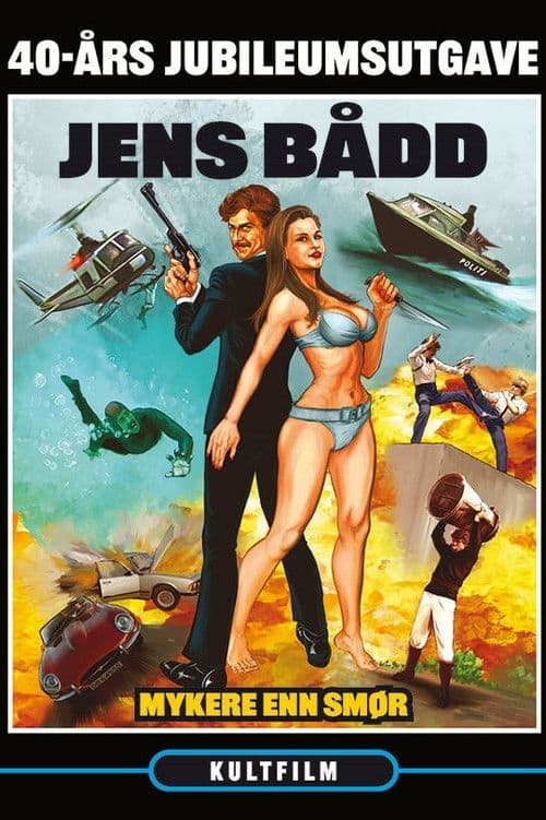 Постер: Jens Bådd Agent 0017 - Mykere Enn Smør
