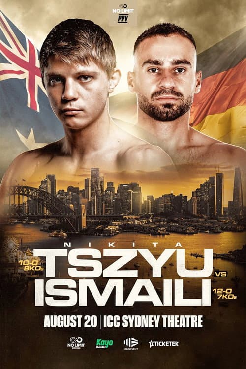 Постер: Nikita Tszyu vs. Lulzim Ismaili