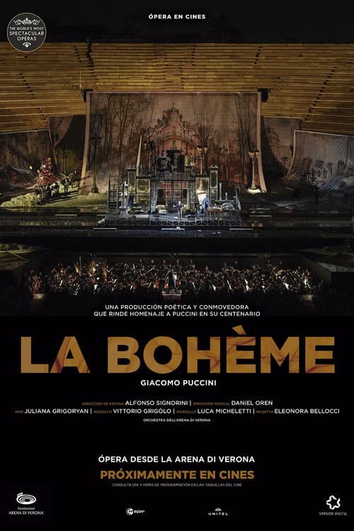 Постер: TheatreHD: Арена ди Верона: Богема