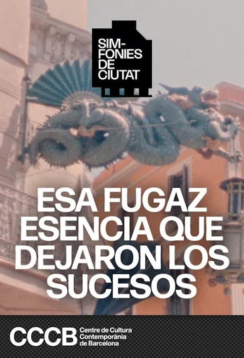 Постер: Esa fugaz esencia que dejaron los sucesos