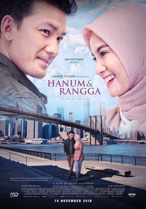 Постер: Hanum & Rangga: Faith & The City