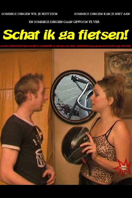 Постер: Schat, ik ga fietsen!