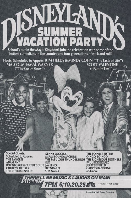 Постер: Disneyland's Summer Vacation Party