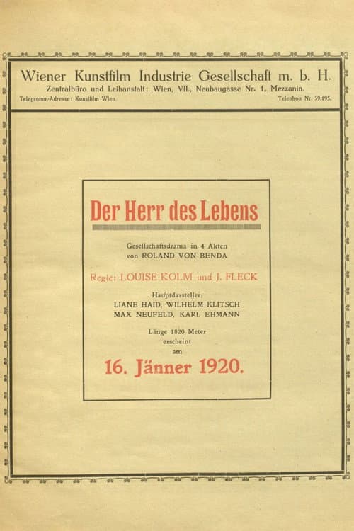 Постер: Der Herr des Lebens