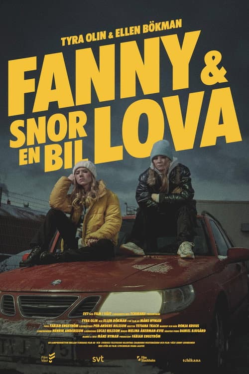 Постер: Fanny & Lova snor en bil