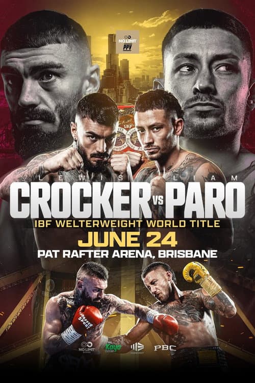 Постер: Lewis Crocker vs. Liam Paro
