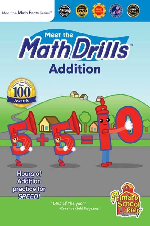 Постер: Meet the Math Drills - Addition