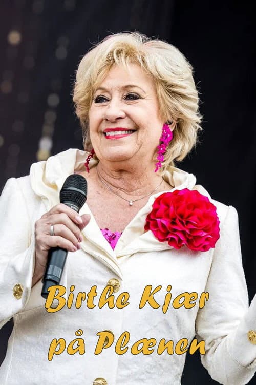 Постер: Birthe Kjær på Plænen