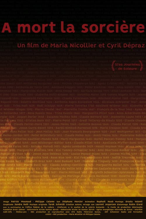 Постер: À mort la sorcière