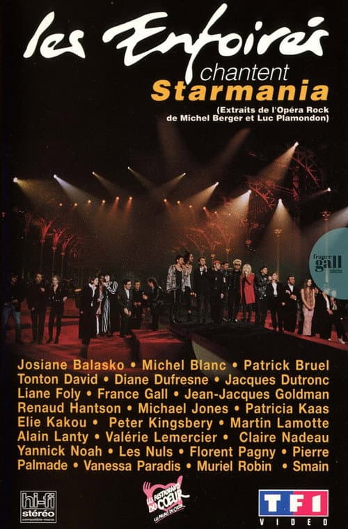 Постер: Les Enfoirés 1993 - Les Enfoirés chantent Starmania
