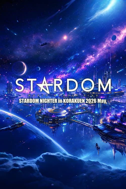 Постер: STARDOM NIGHTER in KORAKUEN 2026 May.