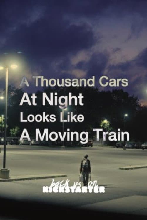 Постер: A Thousand Cars At Night Looks Like A Moving Train
