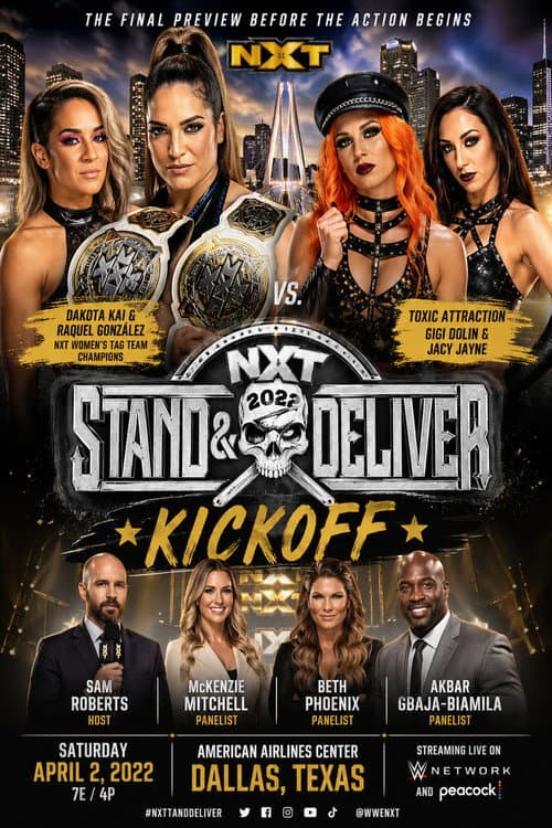 Постер: WWE NXT Stand & Deliver Kickoff