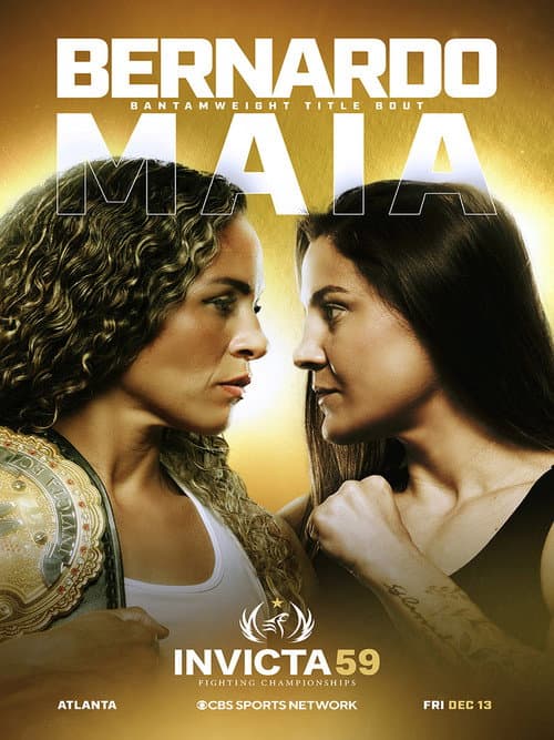Постер: Invicta FC 59: Bernardo vs. Maia