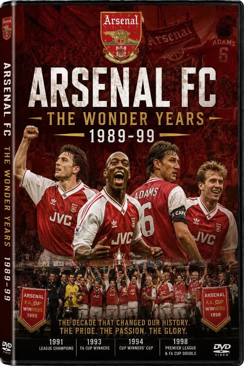 Постер: Arsenal FC - 1989-1999 - The Wonder Years
