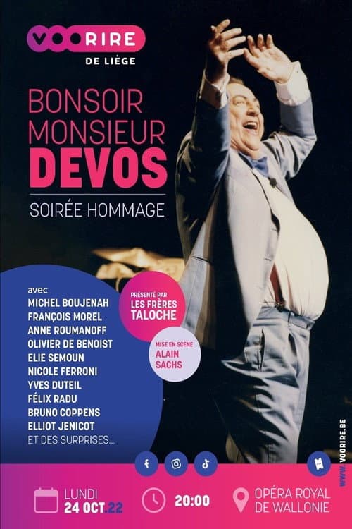 Постер: Bonsoir Monsieur Devos
