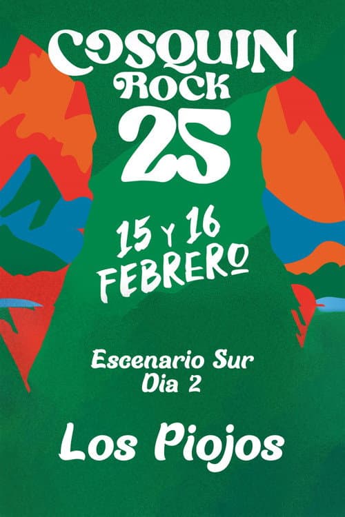 Постер: Los Piojos - Cosquín Rock 2025