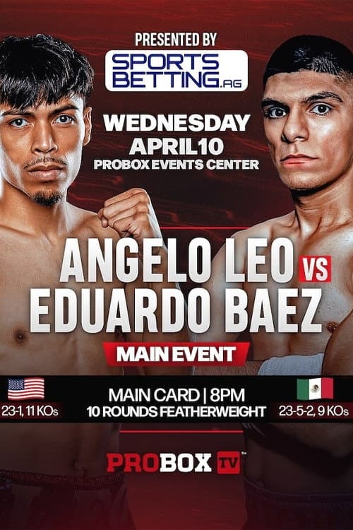 Постер: Angelo Leo vs. Eduardo Baez