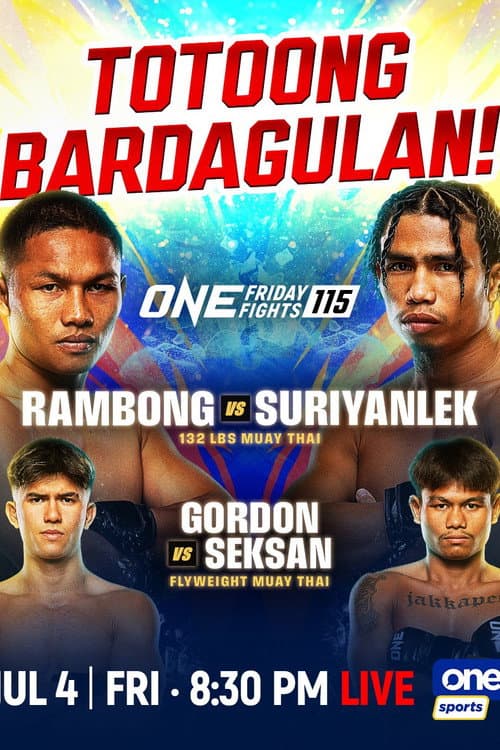 Постер: ONE Friday Fights 115: Rambong vs. Suriyanlek