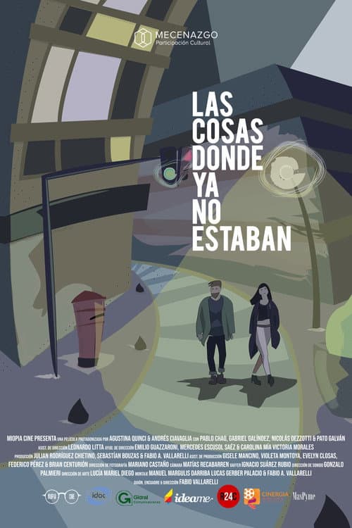 Постер: Las cosas donde ya no estaban