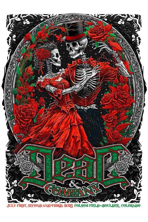 Постер: Dead & Company: 2023-07-03 Folsom Field, Boulder, CO, USA