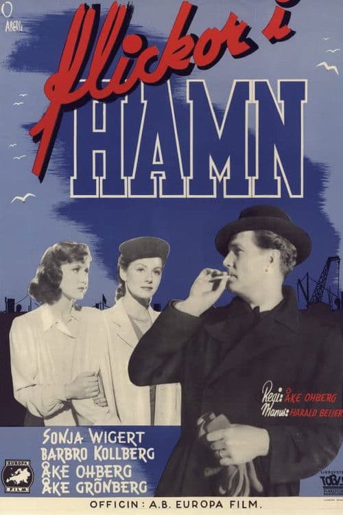 Постер: Flickor i hamn