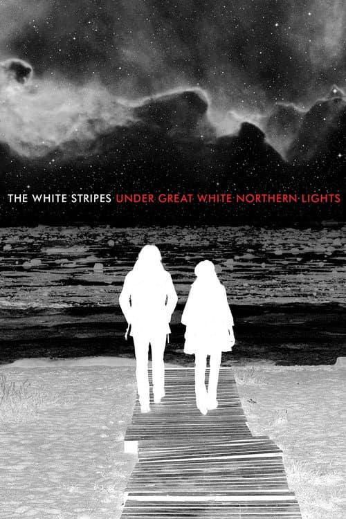 Постер: The White Stripes под северным сиянием