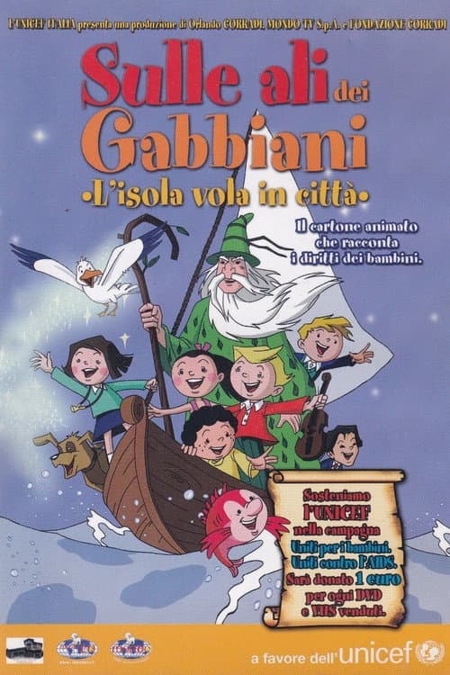 Постер: Sulle ali dei gabbiani - L'isola vola in città